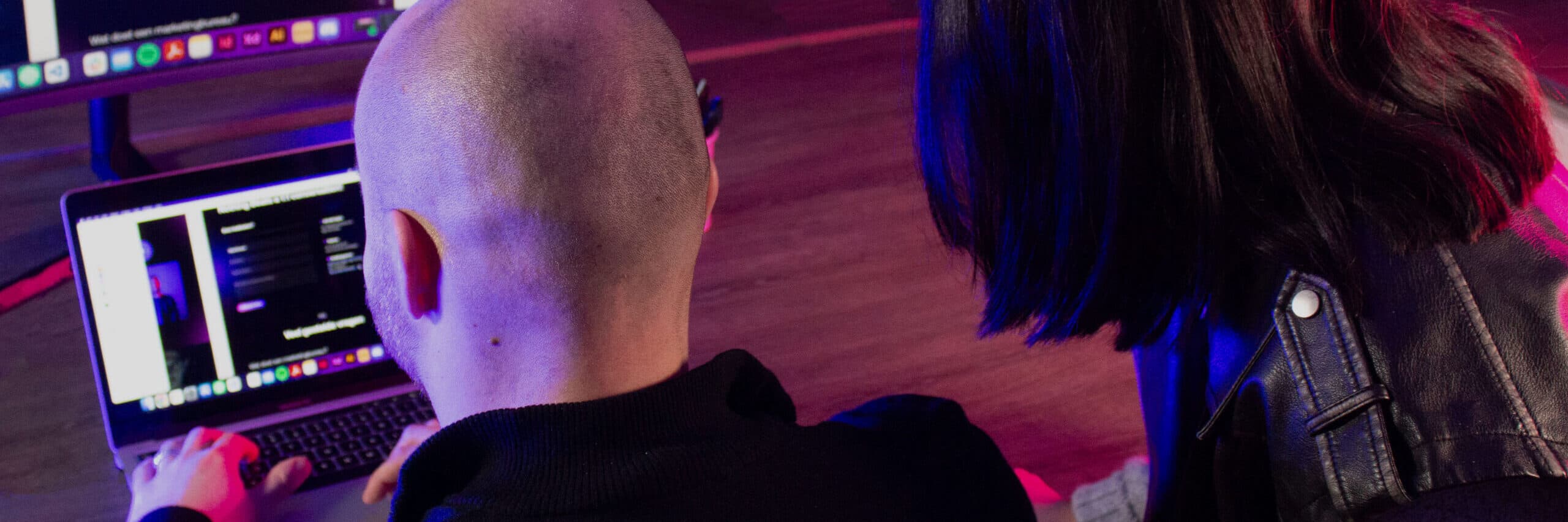 sfeerfoto van Wout en Jinta, design